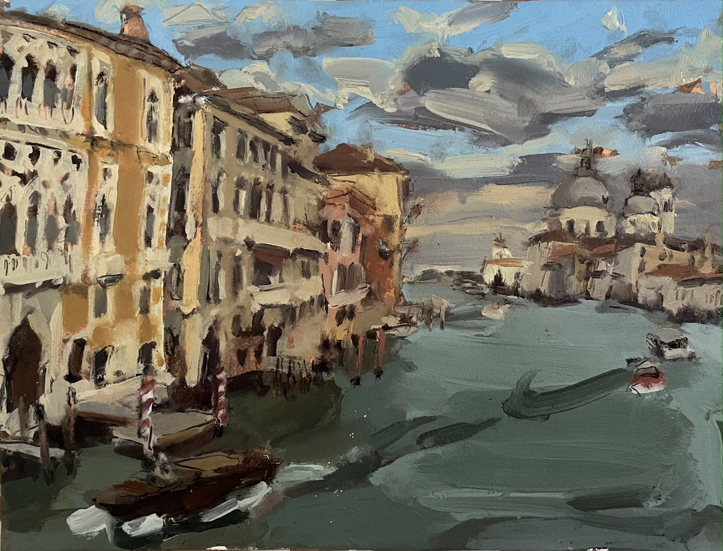 The Grand Canal, Venice, early evening, April